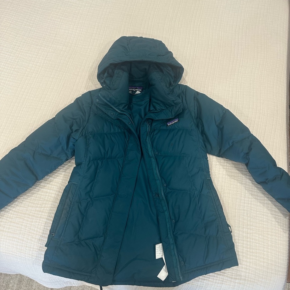 Patagonia Women's Deep Teal Down with It Jacket